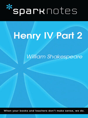 cover image of Henry IV Part 2 (SparkNotes Literature Guide)